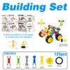 STEM Building Toys for 3 4 5 6 7 8 Year Old Boys Girls, 125 Pcs Stem Toys for 5 Year Old Building Blocks Educational STEM Kit Learning Creative Toys for 3-5 4-8 5-7 6-8 Kids, Birthday Gifts for Kids