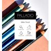 Palladio Glitter Eyeliner Pencil, Longlasting Creamy Cosmetic Pencil, Shimmer Eye Liner, Buttery Smooth Tip, Professional Makeup Glittery Pencil, Sharpenable, Black Sparkle