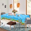 Lecinc 3 PCS Video Games Party Tablecloth, Plastic Video Games Table Cover for Video Games Birthday Party Decorations Supplies, 86.6 x 51.2in