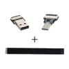 chenyang USB C Flat Cable USB 2.0 Male to USB C Male Ribbon Flex Extension Cable Adapter 0.5M