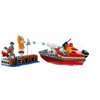 LEGO City Dock Side Fire 60213 Building Kit (97 Pieces)