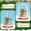 Christmas Tree Snowman Building Blocks, 516 PCS Toy Building Sets Christmas Decor, Christmas Ornament Building Kit with Dust Cover, Christmas Tree Toy Stocking Stuffers for Kids Adults