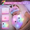 Cherry Tale Mermaid Gifts for Girls Age 4 5 6 7 8 9 10, Girls Mermaid Birthday Gifts Set with Light Up Star Pillow Diary Plush DIY Water Bottle Kits Christmas Presents Toys