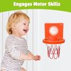 MARPPY Bath Toys for Toddlers & Kids – Bathtub Basketball Hoop with 4 Mold-Free Balls, Strong Suction Cup – Fun Bathtub and Shower Toys for Boys & Girls.