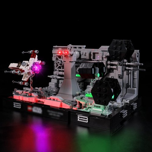 LIGHTAILING Led Light for Lego 75329 Death Star Trench Run Diorama Building Blocks Model - NOT Included The Model Set