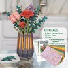 MindWare Bloomscapes Blossom Bouquet Wooden Flower Building Kit - Ages 8 and Up