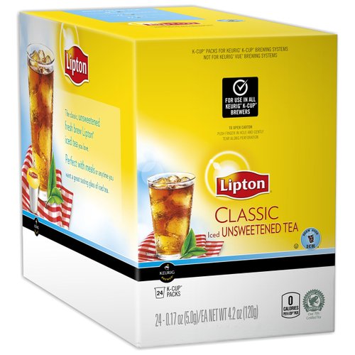 Lipton K-Cups, Classic Unsweetened Iced Tea 24 ct