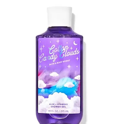 Bath & Body Works Signature Collection Shower Gel For Women 10 Fl Oz (Cotton Candy Clouds)