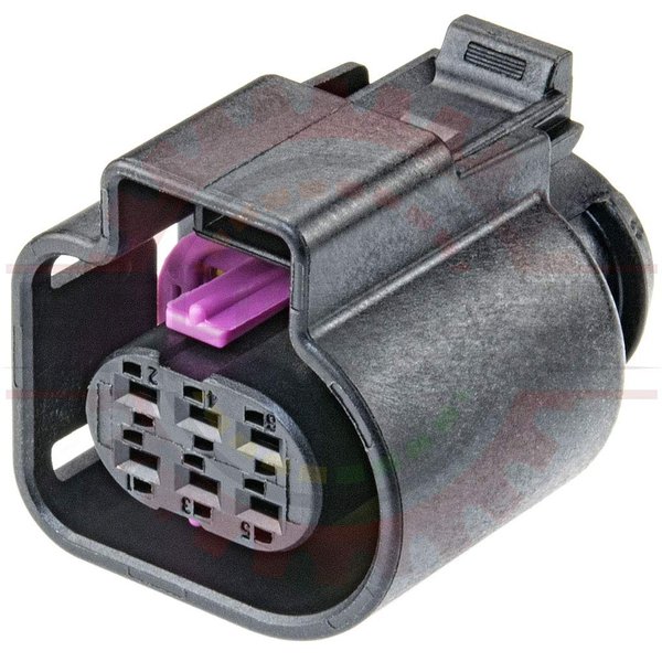 Ballenger Motorsports 6 Way Connector Plug (Male) Housing for Many OEM & Wideband O2 Sensor Applications