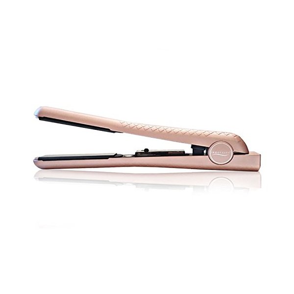 Iso Beauty Diamond Collection Super Spectrum Pro Hair Straightener Flat Iron W/ 1.25 Inch Ceramic and adjustable temperature control of 180-450°F (Rose Gold)