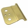 USonline911 2 Pairs of Replacement T-Shaped Blade Hair Clippers Replacement T-Shaped Beard Trimmer Replacement Kit (Gold and Silver Short Teeth)