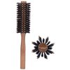 PERFEHAIR Boar Bristle Round Hair Brush for Blow Drying, 2 Inch, for Blowouts, Styling, Volumizing, Curling Short to Medium, Thin, Thick, Straight, Curly, Normal Hair