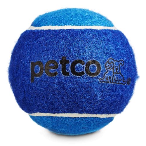 Petco Tennis Ball Dog Toy in Blue 2.5"