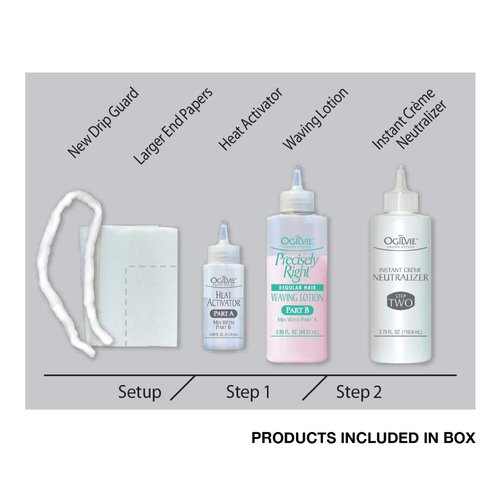 Ogilvie Salon Styles Home Perm The Original - For Color Treated, Thin, or Delicate Hair - 1 Application