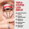 REVLON Triple-Stepped Lash Curler,Stainless steel/red