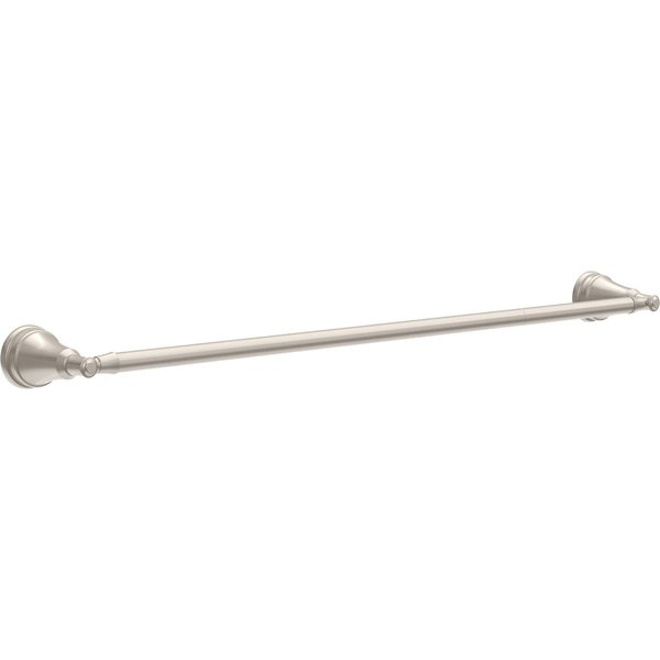 Delta MYN18-DN Mylan 18 in. Wall Mount Towel Bar with 6 in. Extender Bath Hardware Accessory in Brushed Nickel