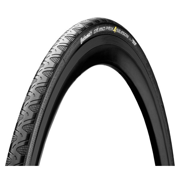 Continental Grand Prix 4-Season Bicycle Tire (700x23, Wire Beaded, Black)