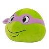 Club Mocchi Mocchi- Teenage Mutant Ninja Turtles Plush - Donatello Head Plushie - Squishy TMNT Toys - Plush Collectible TMNT Figures - Soft Plush Toys and TMNT Room Decor - 15 Inch