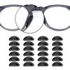 SMARTTOP Nose Pads for Glasses, 12 Pairs Stick On Silicone Anti-Slip Sunglasses Nose Pads for Plastic Frames Thin Nose Pads Eyeglasses (Black)