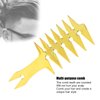 Wide Tooth Comb, 20x8x0.5cm Men's Comb Double Sided for Hair Styling for Unique Hair Style for Men Long Term Use(gold)