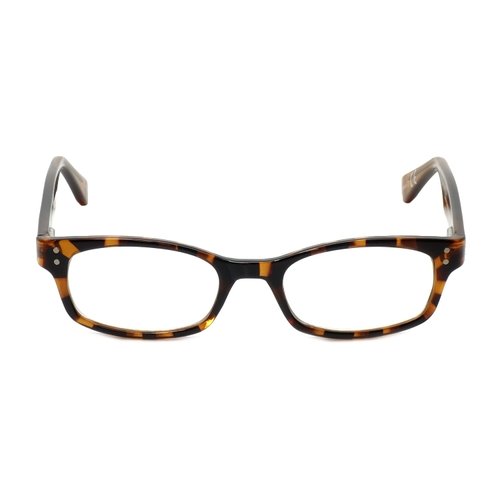Corinne McCormack Designer Reading Glasses Channing in Amber-Tortoise +1.00