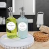 Cornucopia 16-Ounce Clear Glass Boston Round Bottles w/Stainless Steel Pumps (2 Pack), Soap Dispenser Great for Essential Oils, Lotions, Liquid Soaps