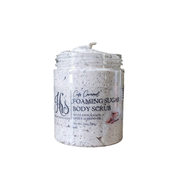 Cafe Caramel Whipped Soap Coffee Scrub | Foaming Sugar Scrub | Body Scrub | Whipped Scrub | Sugar Scrub | Gift for Her