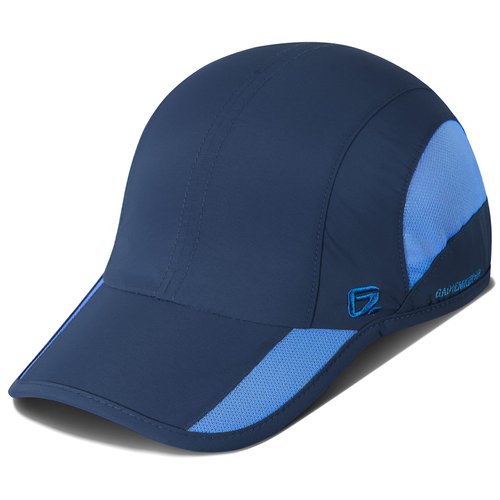 TITECOUGO Men's Outdoor Running Cooling Hat UPF50+ Womens Baseball Cap Trucker Dad Hats Sport Quick Dry Lightweight Breathable Unstructured Caps for Summer Camping Golf Fishing Garden Hiking Navy
