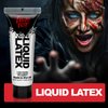 Liquid Latex by Fright Fest - 12ml sfx makeup great with fake blood stage blood scar wax, spirit gum and face paint to create amazing halloween makeup create zombie skin safe latex