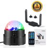 Disco Ball Disco Lights-COIDEA Party Sound Activated Storbe Light With Remote Control DJ Lighting,Led 3W RGB Light Bal, Dance lightshow for Home Room Parties Kids Birthday Wedding Show Club Pub