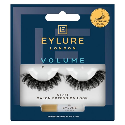 Eylure Salon Extension Look False Eyelashes, Volume No. 111, 1 Pair