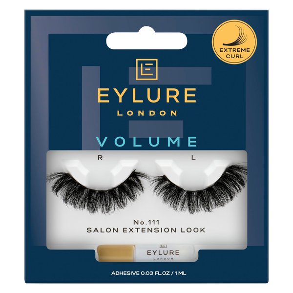 Eylure Salon Extension Look False Eyelashes, Volume No. 111, 1 Pair