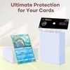 600 Counts Card Sleeves, Clear Baseball Card Sleeves, Soft Trading Cards Sleeves, Plastic Card Protector for Standard Cards Fit for MTG, TCG, Baseball Cards, Football Cards, Game Cards