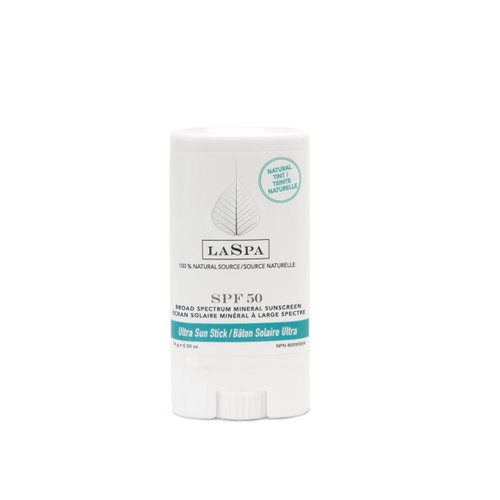SPF 50 Mineral Sunscreen Stick by LASPA | Broad Spectrum Sunscreen UVA & UVB Protection | Sunscreen for Sensitive Skin | Fragrance-Free, Hypoallergenic | 80 Minute Water Resistant | 0.5oz Natural Tint