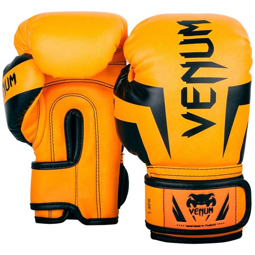Venum Kids Elite Boxing Gloves- Neo Orange