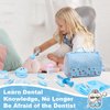 Dentist Play Set with Pretend Play Set of Teeth and Dental Accessories,30 Pieces Toy Doctor Kit for Kids with Medical Bag & Dental Tools,Pretend Dentist Play Set,Dentist Kit for Kids Ages 3+