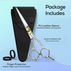 Suvorna Hair Cutting Scissors for Professionals, Barbers - Hair Shears for Cutting, Trimming, Grooming, Precision - Extremely Sharp Razor Edge - Made With 6.5" Japanese Stainless Steel for Men, Women.