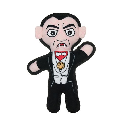 TUFFY - World's Tuffest Soft Dog Toy- Holiday - Dracula- Halloween -Squeakers-Multiple Layers.Made Durable, Strong & Tough.Interactive Play(Tug, Toss & Fetch).Machine Washable & Floats (Regular)