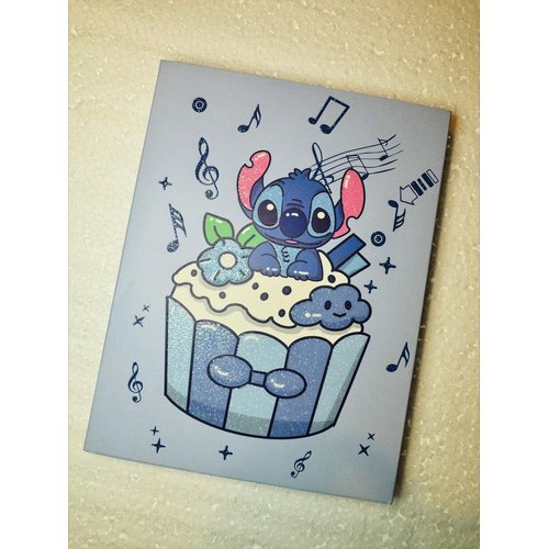 Generic Eyeshadow Palette, 15 Eyeshadows plus Blush and Highlighter, Blue with Glitter Shades
