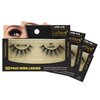Laflare Silk Lashes 3D FAUX MINK Eyelashes, Light, Reusable, Handmade, Natural Looking, Professional Easy to Apply Eyelashes in a Knitted Style1-3 PACKS BUNDLE SPECIAL (3, SD01B)