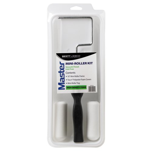 Bestt Liebco Mini Roller Kits 4" Foam 4 Piece Mini Roller Kit