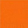 50 Plain Solid Colors Luncheon Dinner Napkins Paper - Orange