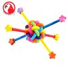 Bonka Bird Toys 2257 Sticky Star 4.50" by 2", Parrot Foot Talon Toy, Conure, Amazon, African Grey, and Similar Sized Birds
