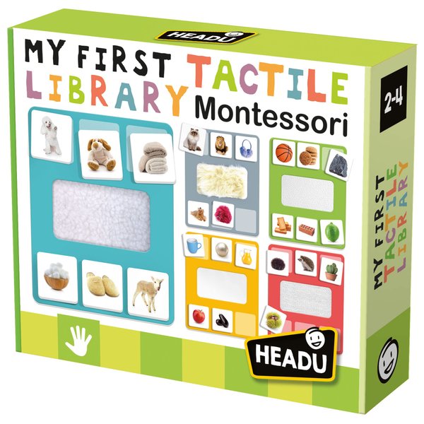 Headu My First Tactile Library Montessori, Educational Toys for Boys and Girls Ages 2-4 Years Old, Toddler Learning Toys, Teacher Homeschool Supplies, Birthday