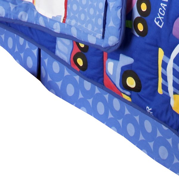 Olive Kids Under Construction Queen Bedskirt