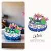 TinaJOJO Lotus Building Toy Set Exquisite Flower Building Sets Blocks 446 PCS, Gift for Kids Adults Boys and Girls Ages 3+
