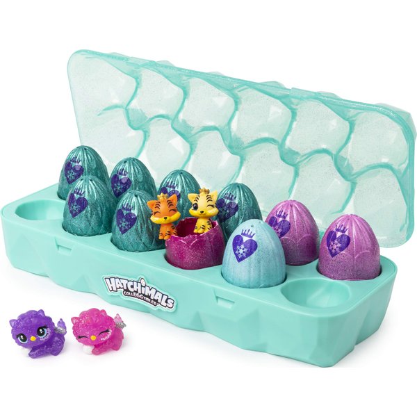 Hatchimals CollEGGtibles, Jewelry Box Royal Dozen 12-Pack Egg Carton with 2 Exclusive (Styles May Vary)