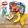 Banana Saver On The Go, Lunch Box Ready Banana Case (Without Carabiner) Yellow Small