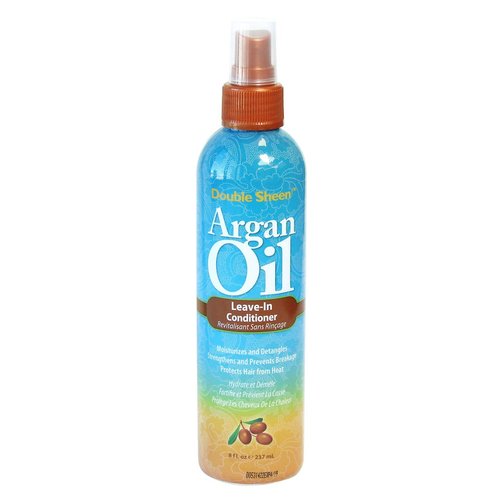 Double Sheen Argan Oil Leave In Conditioner For All Hair Types 237Ml