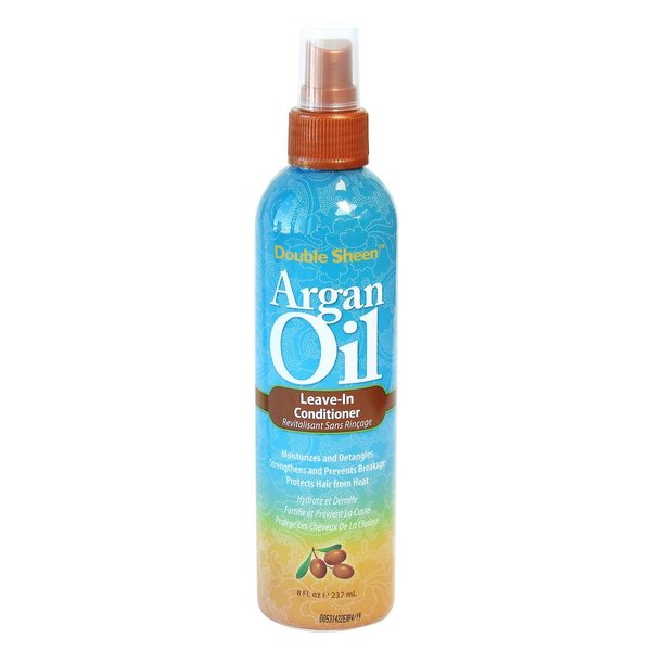 Double Sheen Argan Oil Leave In Conditioner For All Hair Types 237Ml